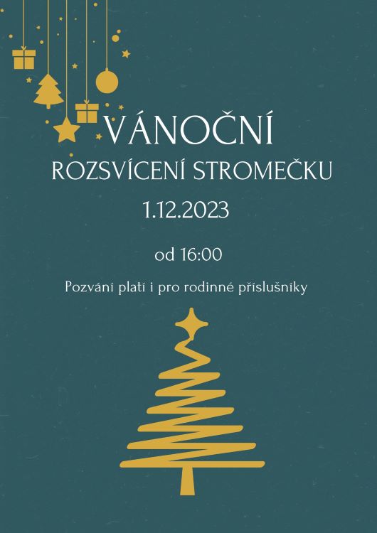 Rozsvícení vánoční stromečku