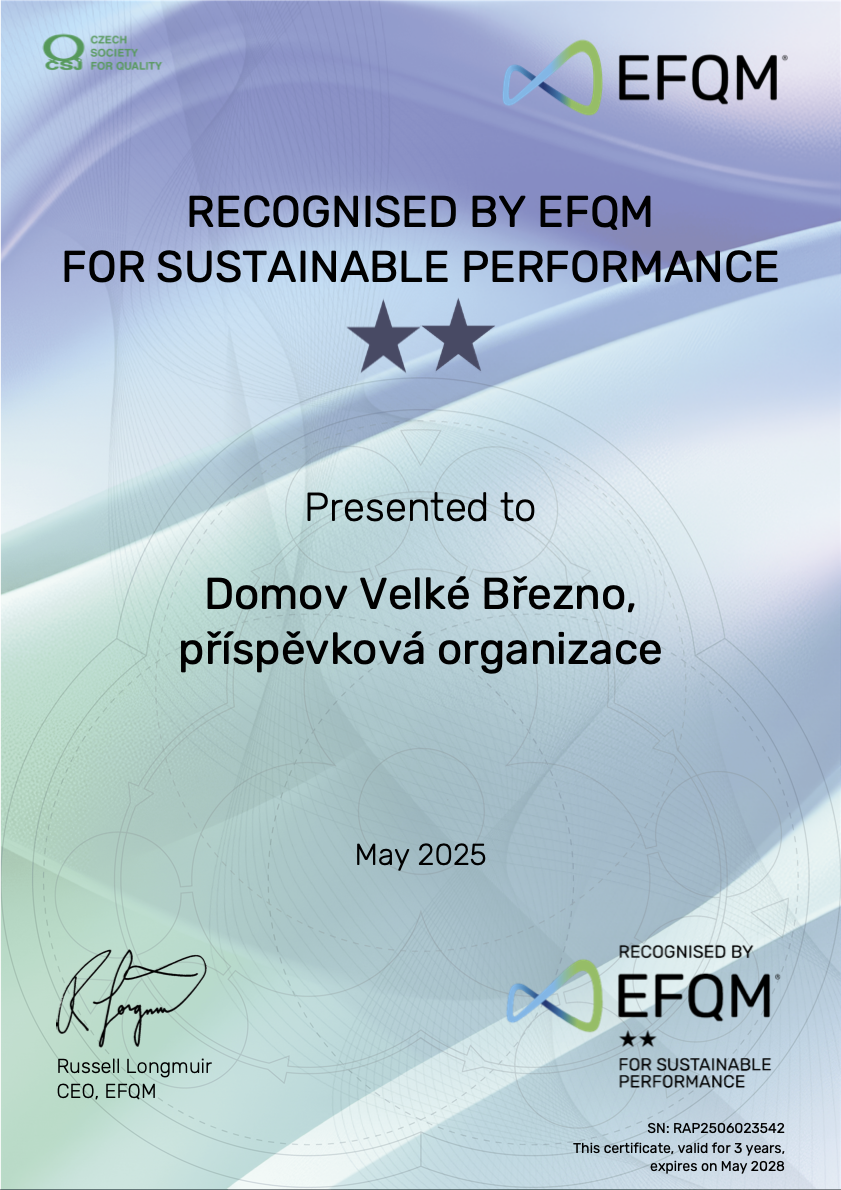 Certifikát EFQM